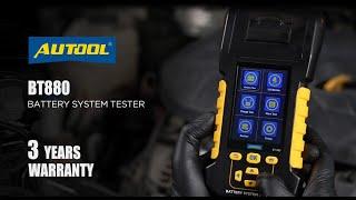 Effortless Car Battery Testing: Introducing the AUTOOL BT880