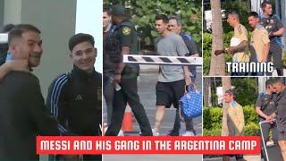 Lionel Messi Joins The Argentina Team Camp For The Copa America