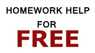 FREE Homework Help! English Tutoring Online Help!