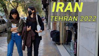 Evening Walk Downtown TEHRAN [4K]/MANOOCHEHRI Street 2022 #tehran #iran #walkthrough