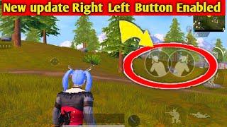 How to set  left  right cover button in pubg  bgmi update 2.6 pubg mobile l