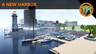 BUILDING a NEW HARBOR in my Minecraft City! | TM-Bay