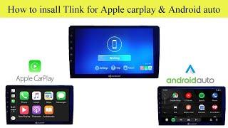 How to install Tlink app for Apple carplay & Android Auto in Maxxlink T3L android car stereo