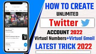 How to Make Unlimited Twitter Account with Virtual Number | Create Twitter account with USA Number