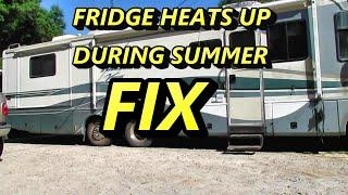 RV  Camper Refrigerator Heats Up. SIMPLE FIX