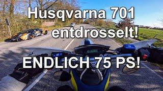 Husqvarna 701 ENTDROSSELT! ENDLICH 75 PS! Erste Eindrücke! | TwiceMoto