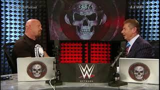 WWE Network - Stone Cold Podcast - Vince McMahon Live Interview Clips (2014-12-01)