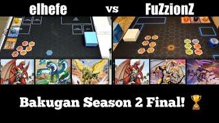 Bakugan Season 2 Final Virtual Match! elhefe vs FuZzionZ (Bakugan Seasons)