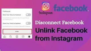 How to Unlink Facebook From Instagram Account || Disconnect FB from IG 2021