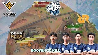 Ngerii !! RASYAH MODE AWM BAWA EVOS DIVINE BOOYAH KILL 20 GAME 4 | FFWS INDONESIA