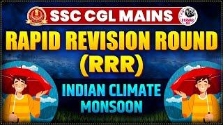 GEOGRAPHY FOR CGL MAINS | INDIAN CLIMATE | MONSOON