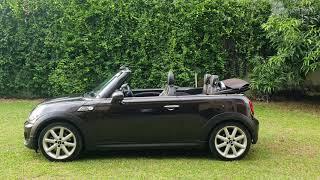 Mini Cooper R57 opening of convertible with key FOB