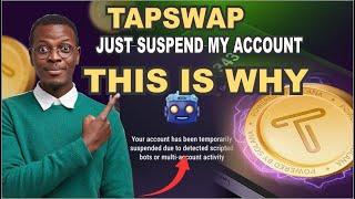 Tapswap Suspend your account if are doing this (avoid this)