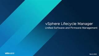 vSphere Lifecycle Manager (vLCM) in vSphere 7