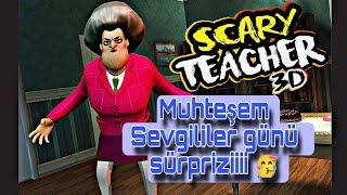 KORKUNÇ ÖĞRETMENE BUZ GİBİ SEVGİLİLER GÜNÜ SÜRPRİZİ  - scary teacher playing 