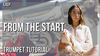 How to play From the Start by Laufey on Trumpet (Tutorial)