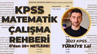 Sıfırdan KPSS Matematik Nasıl Çalışılır? (Hoca ve kaynak önerileri, Ücretsiz program)