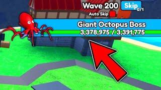 OMG!!  NEW SECRET BOSS IN WAVE 200 ENDLESS MODE!! (Roblox) | Toilet Tower Defense Eps 70 Part 3