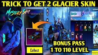 BGMI TRICK TO GET BONUS PASS IN 150rs | GET GLACIER UAZ SKIN | A10 BONUS PASS PURCHASE TRICK