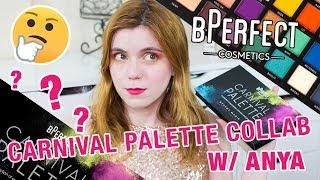 Bperfect Carnival Palette Look & Collab with Anya Stamper