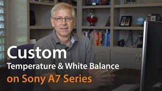 Setting Custom Color Temperature & White Balance on the Sony A7 Series