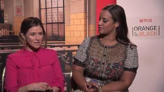 Dascha Polanco & Yael Stone on Girl Crushes & Acting | Orange is the New Black | Bianca King