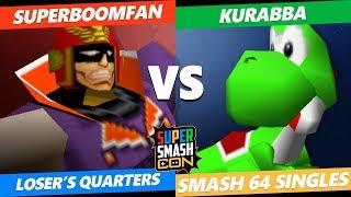 SSC 2019 SSB64 - SuPeRbOoMfAn (Captain Falcon) VS  Kurabba (Yoshi) Smash 64 Loser's Quarterfinals