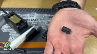 Fiber Optic Sight Installation - Sight Pusher - Glock 17