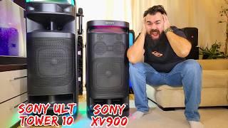 Is Sony XV900 better than Sony ULT Tower 10?