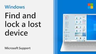 How to find and lock a lost Windows laptop | Microsoft