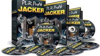 100% FreePLR Profit Jacker Online Course,  video course  “PLR Profit Jacker Videos"