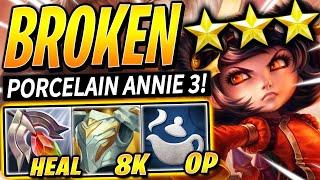 3 STAR PORCELAIN ANNIE is UNKILLABLE! (BROKEN) - RANKED Best Comps | TFT Guide | Teamfight Tactics