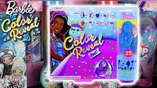 Unboxing 25 Surprises Barbie Color Reveal Advent Calendar Unicorn Fashion, ASMR No Talking