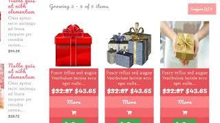 Free gift shop website templates html