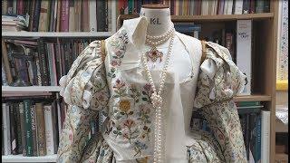 Elizabeth I's dress from the Rainbow Portrait is recreated