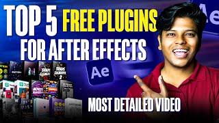Top 5 FREE Plugins for After Effects You Should Have|| After Effects Plugins For Beginners 