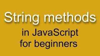 String methods in JavaScript using ReactJs | JavaScript tutorial for beginners