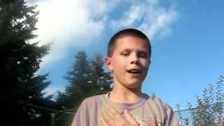 Joe on trampoline