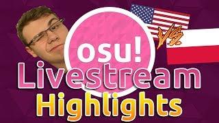 osu! Livestream Highlights | Rafis Singing Polish Anthem! Poland vs USA! Inferno SS!