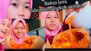 MUKBANG BAKSO RAKSASA PENUH SAMBEL CABAI SUPER PEDAS JONTOR! tumpah sambel semangkok