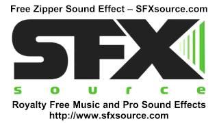 Free Zipper Sound Effect - SFXsource.com