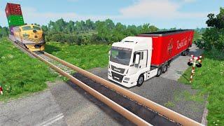 Cars vs Rails – BeamNG.Drive