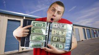 Found BINDER FULL OF MONEY! Money Found In Storage Unit! I Bought an Abandoned Storage Unit!