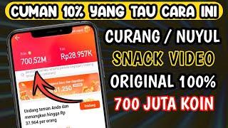 CARA CEPAT NUYUL SNACK VIDEO TERBARU OTOMATIS JADI KOIN || TRIK NUYUL SNACK 2023