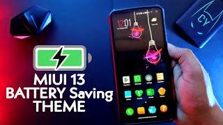 MIUI 13 BATTERY SAVING THEME - BEST AMOLED BATTERY SAVING THEME FOR ANY XIAOMI DEVICES | #miui13