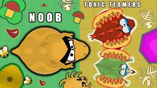 NOOB Takes REVENGE on TOXIC TEAMERS of MOPE.IO