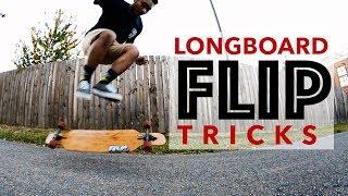 5 Easy Longboard FLIP Tricks For Beginners (2019)