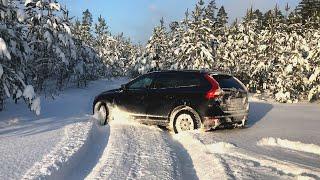 VOLVO XC60 D5 AWD (snow test) ️