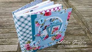 Tutorial | 8x8 Vintage Garden Mini Album - Start to Finish