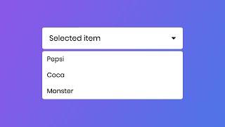 Create A Custom Select Box using only HTML & CSS